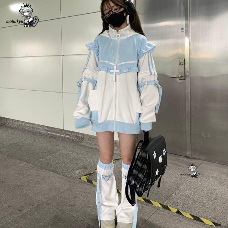 Худи с кошачьими ушками в стил – обзор и цена Street Fashion Harajuku